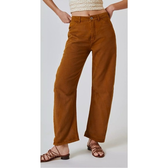 Anthroologie Pilcro Bow Boyfriend Trousers. Size 31 - Picture 1 of 16